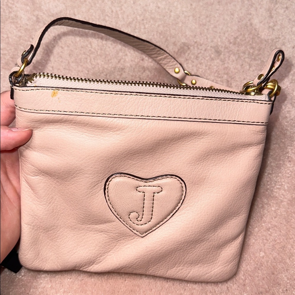 Vintage Juicy Couture Pink Mini Charm Bag Gold Hardware Y2K - Picture 3 of 11